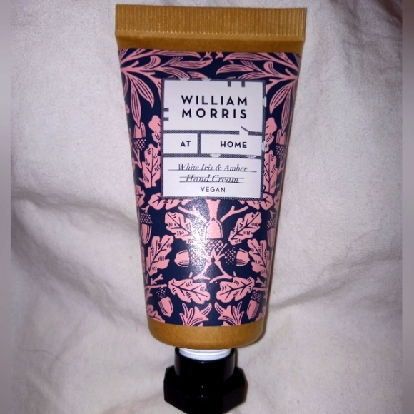William Morris At Home White Iris & Amber Hand cream 30mL - Picture 1 of 2